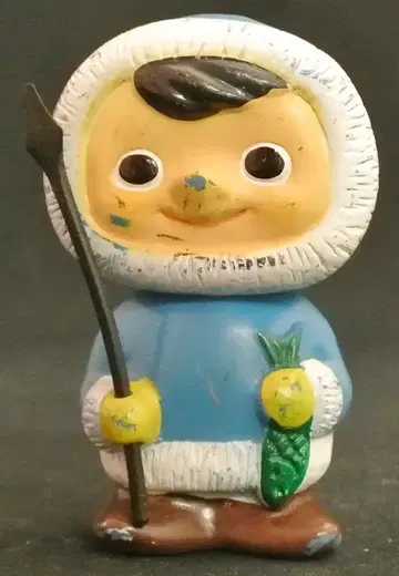 후지은행 저금통 보쿠짱 (에스키모) 100mm