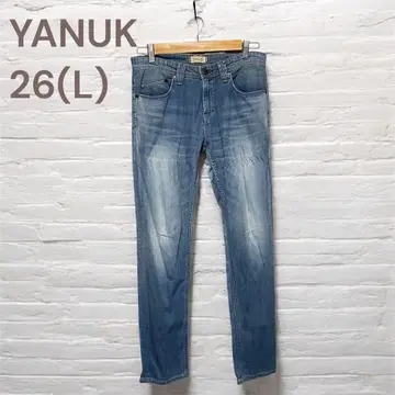YANUK KAY 데님 boys slim 청바지 옅은 블루 L