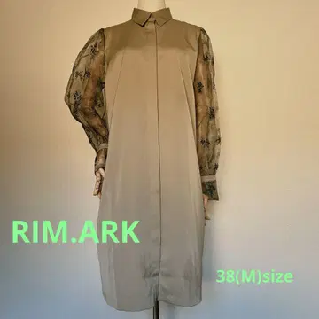 RIM.ARK 시어 자수 셔츠 원피스
