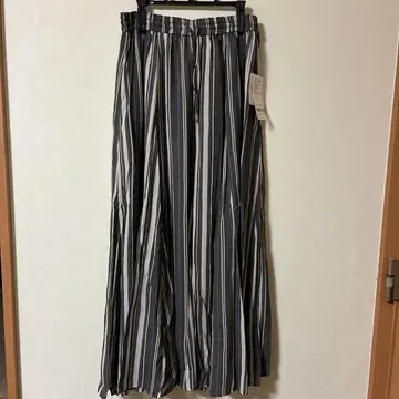 스트라이프 롱 스커트 REG