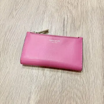 kate spade new york 접이식 지갑 꽃무늬 핑크 그린