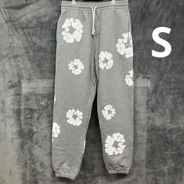 Denim Tears Wreath Cotton 스웨트 팬츠 사이즈 S