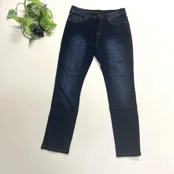 STYLE ME 다크 블루 슬림 핏 데님 M