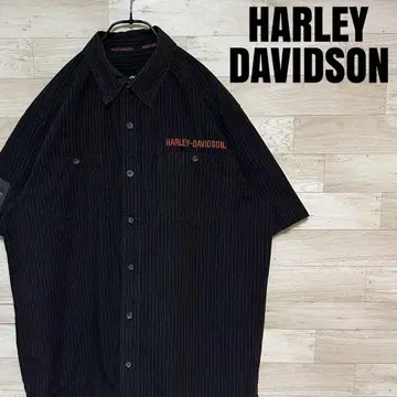 HARLEY DAVIDSON 할리데이비슨 반팔 스트라이프 셔츠