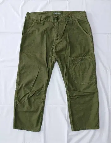 FOB FACTORY 면 린넨 크롭 팬츠 사이즈 L