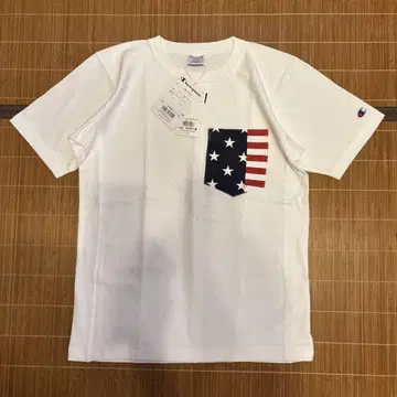 Champion TAKEO KIKUCHI 미국 국기 포켓 티셔츠 M