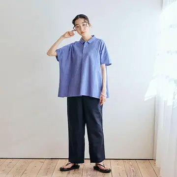 다카시마 지지미 와이드 셔츠