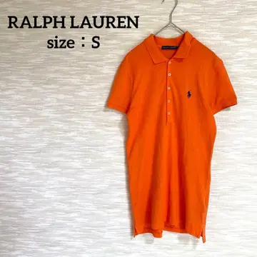 랄프 로렌 RALPH LAUREN 피케 셔츠 [S] 반팔 자수 0898