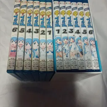 침략! 오징어 소녀 1기 2기 Blu-ray 총 12권 세트