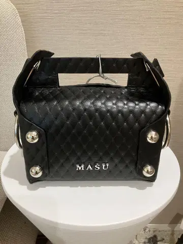 MASU cake bag black 케이크 백 25AW