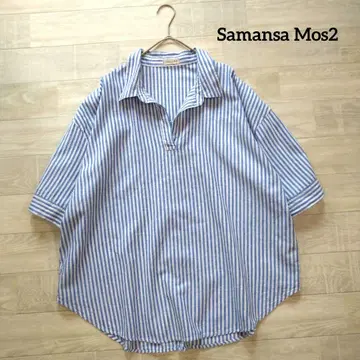 Samansa Mos2 사만사 모스모스 뒤 버튼 스키퍼 셔츠 F