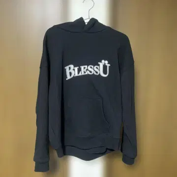 BlessU 블랙 후드티