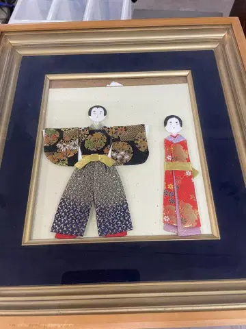 오시에 앤티크 일본풍 기모노