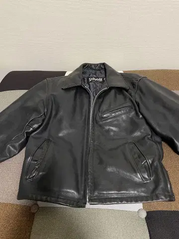 Schott 블랙 가죽 자켓