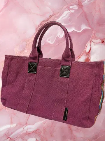 다음날 아침 발송 레어 Paul Smith 토트백 다크 핑크