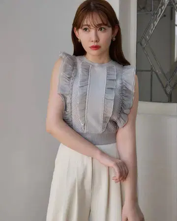 [시착만 한 상품] herlipto Airy Brush Knit Top