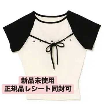 andmary 앤드마리 Alma ribbon tops 아이보리
