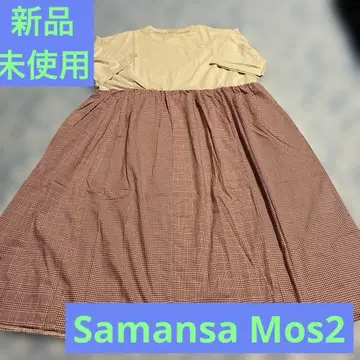 SM2 SamansaMos2 반팔 롱 원피스