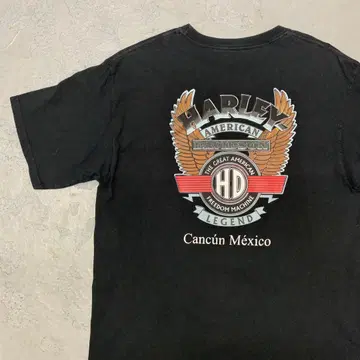 6WD252 Harley-Davidson 양면 프린트 티셔츠