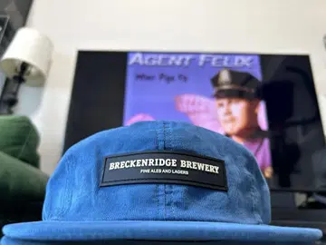 USA Breckenridge Brewery 코듀로이 캡 파랑