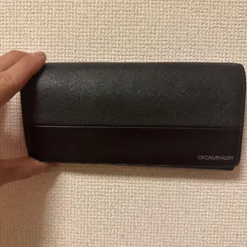CK CALVIN KLEIN 블랙 장지갑