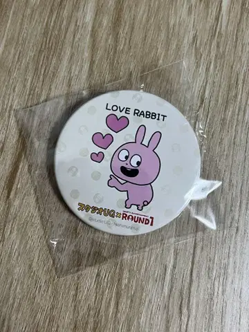 니시무라유우지 라운드원 캔뱃지 캡슐 토이 러브 래빗