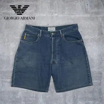 레어 ARMANI JEANS 아르마니 청바지 데님 팬츠 하프 팬츠