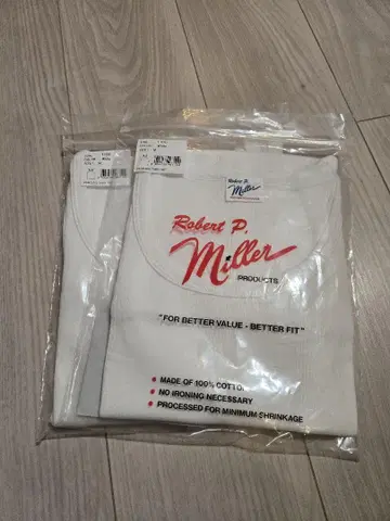 Robert P. Miller 탱크탑 M 2개 세트 미사용 새상품
