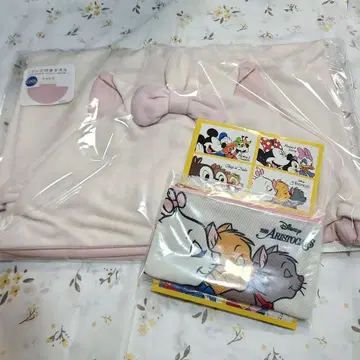 디즈니 마리 후드 타월 파우치