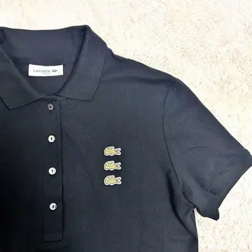 [새상품급] LACOSTE 라코스테 트리플 와니 골드 폴로 원피스