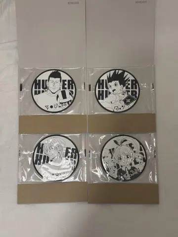 Hunter x Hunter 헌터 x 헌터 러버 코스터 4개 세트