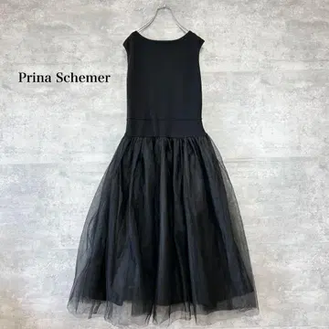 PrimaScherrer 프리마 셰렐 튤 도킹 니트 원피스