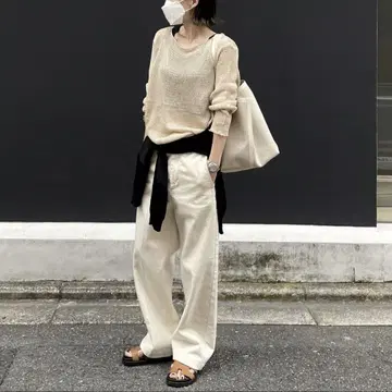 ok.soon linen mesh knit