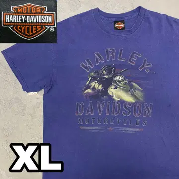 6WD257 Harley-Davidson 양면 프린트 티셔츠