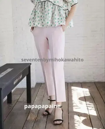 seventenbymihokawahito 팬츠 라이트 핑크 M
