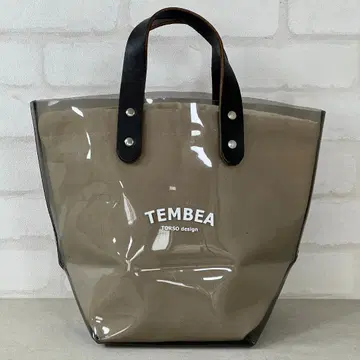 TEMBEA 템베아 클리어 토트백 가죽 핸들 PVC 일본제