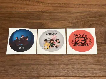 아르카라 가챠 스티커 3매 세트 씰