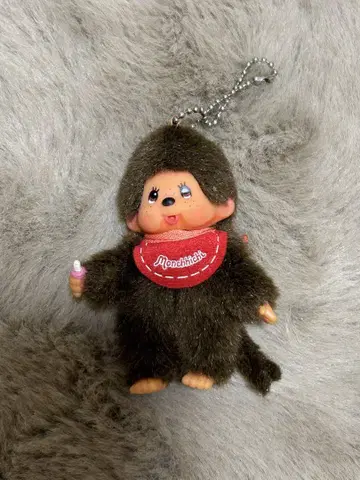 몬치치 키링 포함 브라운 약 10cm