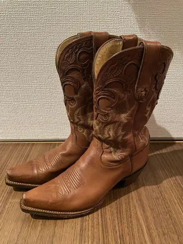 Tony Lama 웨스턴 부츠 7B(약 23.5cm) 브라운