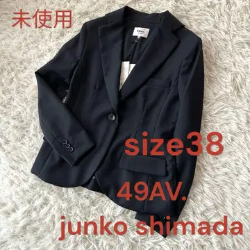 미사용 준코 시마다 테일러드 자켓 M ₩44,000 블랙