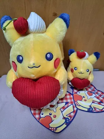 PIKACHU DINER 피카츄 다이너 봉제 인형 마스코트 세트