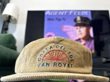 USA VAN ROYKE 캠핑 코듀로이 캡 카키