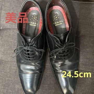 일본제 REGAL 리갈 22F 스트레이트 팁 블랙 24.5cm
