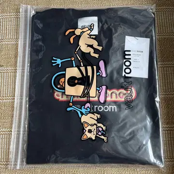 vault room MIKKORONE L/S TEE 블랙 L 사이즈