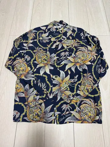 Sun Surf 알로하 셔츠 네이비