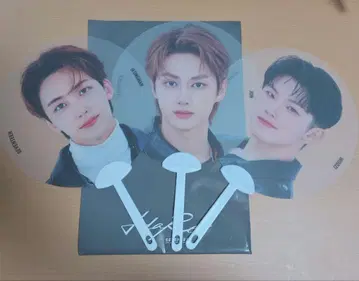SEVENTEEN 정한 준 우지 스켈레톤 부채