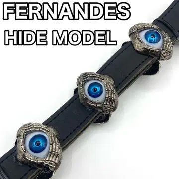 [ 레어 모델 ] FERNANDES hide model 기타 스트랩 눈알