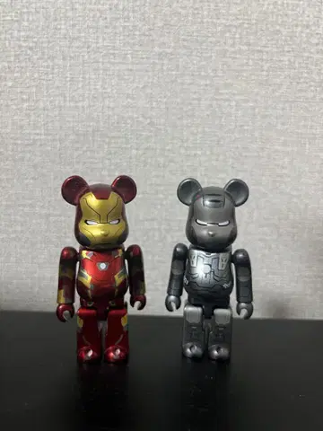 아이언맨 베어브릭 2개 세트