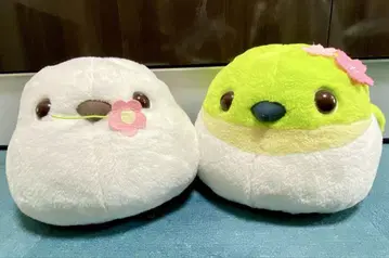 후쿠후쿠 시마에나가 봄의 방문 BIG 봉제 인형 2개 세트