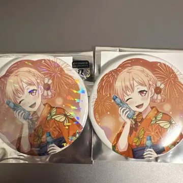 뱅드림 JOYSOUND 히로마치 나나미 캔뱃지 세트